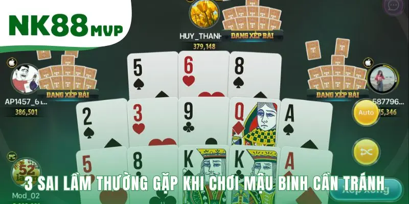 Những Sai Lầm Thường Gặp Khi Chơi Mậu Binh | 3 Lỗi Thua Trắng - NK88 3 Phân tích những sai lầm thường gặp khi chơi Mậu Binh