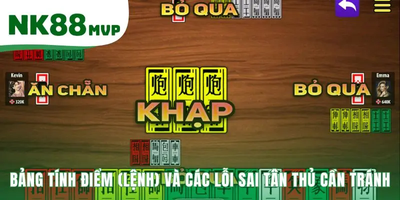 Bài Tứ Sắc - Hướng Dẫn 3 Luật Chơi Quan Trọng Nhất | NK88 4 Bảng tính Lệnh xác định điểm và các lỗi sai cần tránh