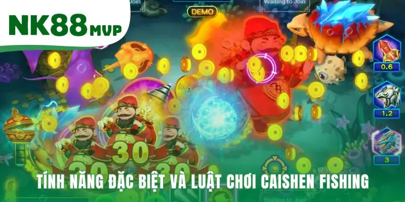 Caishen Fishing - Săn Boss Thần Tài Nhận Thưởng Tới 300x NK88 3 Luật chơi Caishen Fishing nổi bật với hệ thống thưởng độc đáo